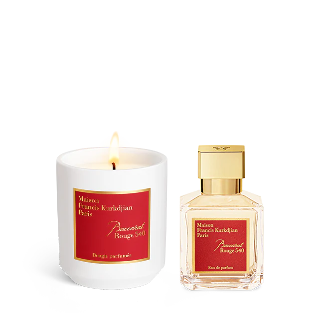 Baccarat Rouge 540 SCENTED CANDLE AND EAU DE PARFUM DUO